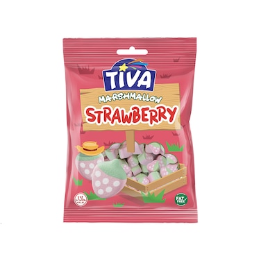 Tiva Marshmallow Strawberry 140 gr