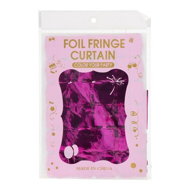 Foil Fringe Curtain, Color Your Party