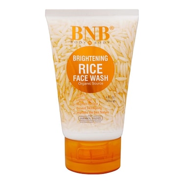 BNB Organic Source Brightening Rice Face Wash 120ml