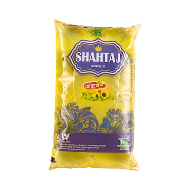 Shahtaj Cooking Oil Poly Pack 1 Ltr