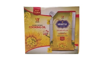 Shahtaj Cooking Oil Stand Up Pouch 1 Ltr x 5