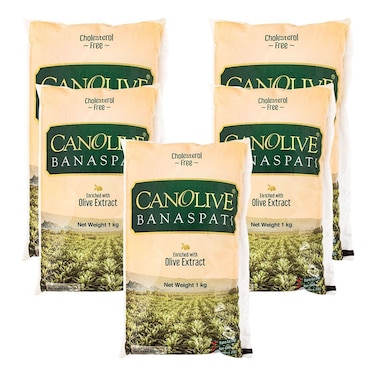 Canolive Banaspati 1 Kg (Pack Of 5)