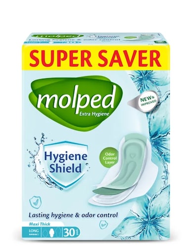 Molped Maxi Hygiene Shield Trio Long 30 Pcs