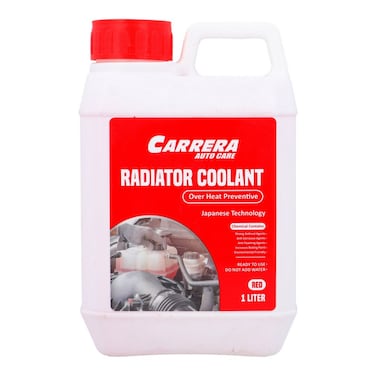 Carrera Auto Care Radiator Coolant Over Heat Preventive Red 1 Litre