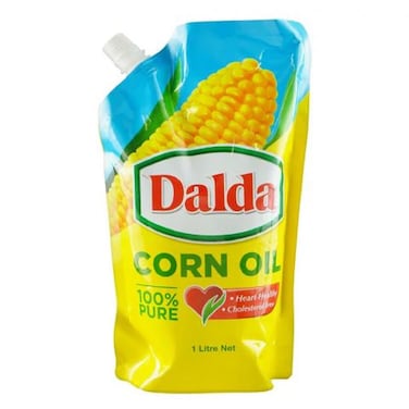 Dalda Corn Oil Stand Up Pouch 1 ltr