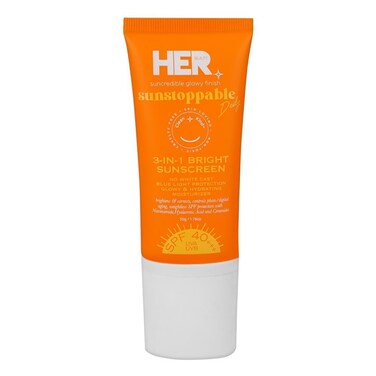 Her Beauty Sun stoppable Daily 3 In 1 Bright Sunscreen 50g