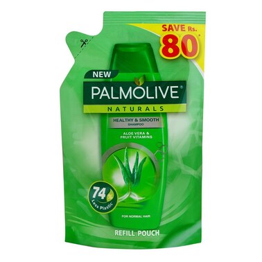 Palmolive Naturals Healthy &amp; Smooth Shampoo Refill Pouch 180ml