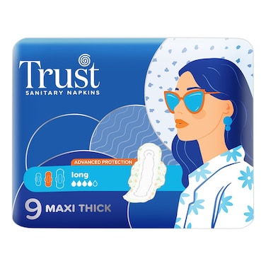 Trust Maxi Thick Trio Long Pad 30 Pieces
