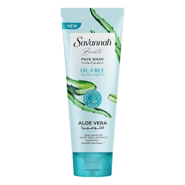 Savannah Beaute Face Wash Oil-free Aloe Vera 100ml