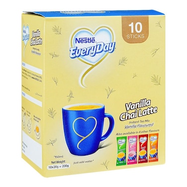 Nestle Everyday Vanilla Chai Latte Sachet 20g (Pack Of 10)