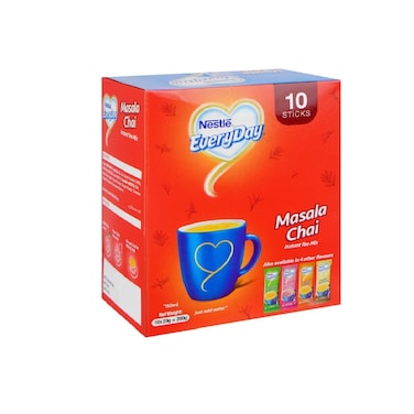 Nestle Everyday Masala Chai Instant Tea Mix Sachet 20g (Pack Of 10)