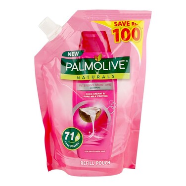 Palmolive Naturals Intensive Moisture Shampoo Refill Pouch 375ml