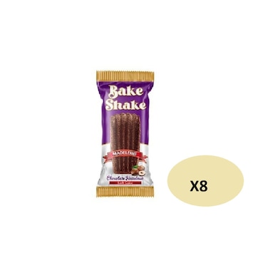 Bake Shake Chocolate Hazelnut Soft Cake 31.5g (Pack Of 8)