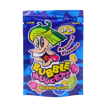 Jojo Assorted Bubble gum Nuggets 50 gr