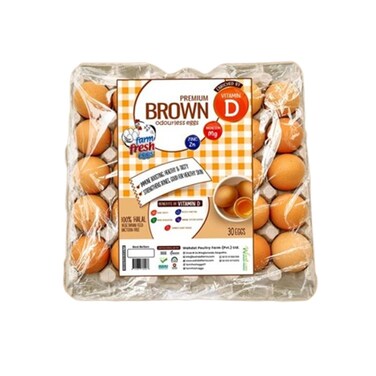 Farm Fresh Brown 30 Eggs