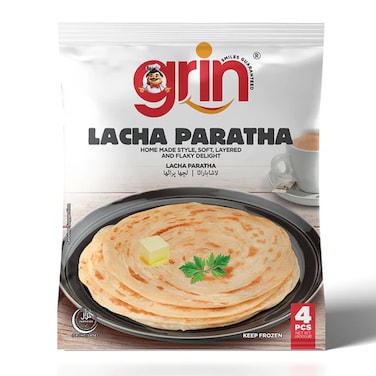 Grin Lacha Paratha 4 Pc