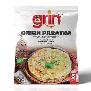 Grin Onion Paratha 3 Pc