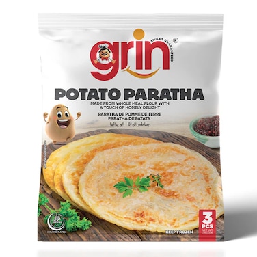 Grin Potato Paratha 3 Pc
