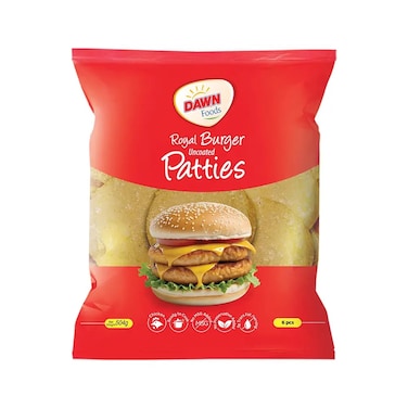 Dawn Royal Burger Patty Uncoated 504 gr