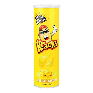 Kracks Cheese Flavor Potato Chips 110 gr