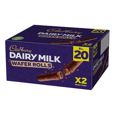 Cadbury Dairy Milk Wafer Rolls 8g (Pack Of 24)