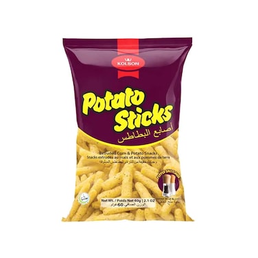Kolson Potato Sticks Pepper &amp; Salt 60 gr