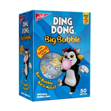 Hilal Dingdong Big Bubble 4.5 gr (Pack Of 50)