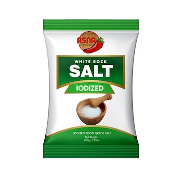 ASNA WHITE IODIZED SALT 800GM