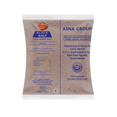 ASNA BLACK SALT POWDER 200GM