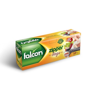 Falcon Zipper Bags 18 cm x 21 cm