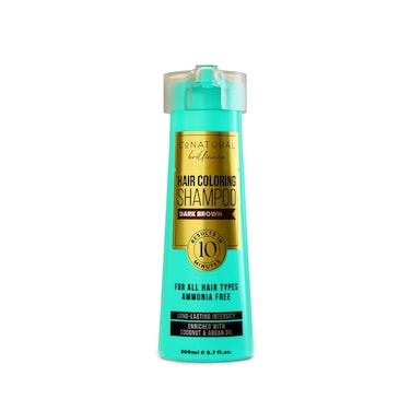 CoNatural Hair Coloring Shampoo Dark Brown 200ml