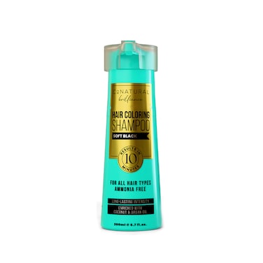 CoNatural Hair Coloring Shampoo Soft Black 200ml