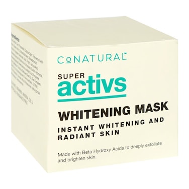 CoNatural Super Activs Whitening Face Mask Sulphate &amp; Paraben Free 50g