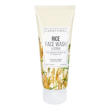 CoNatural 2in1 Rice Face Wash &amp; Facial Scrub 100ml