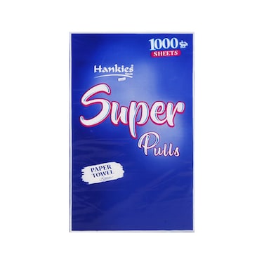 Hankies Super Pulls Multi Purpose Tissue 1000 Sheets