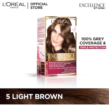 Loreal Excellence Cream 5 Light Brown