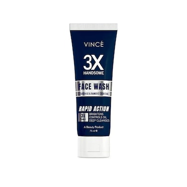Vince 3X Handsome Face Wash 75ml