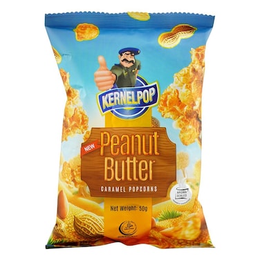 Kernel Pop Peanut Butter Popcorn 50 gr
