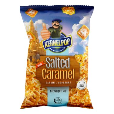 Kernel Pop Salted Caramel Popcorn 50 gr