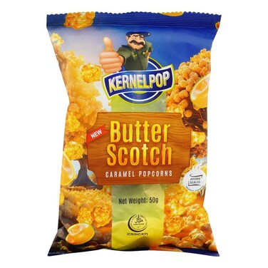 Kernel Pop Butter Scotch Popcorn 50 gr
