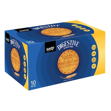 Innovative Digestive Sugar Free Wheat Biscuits 30g (Pack Of 10)