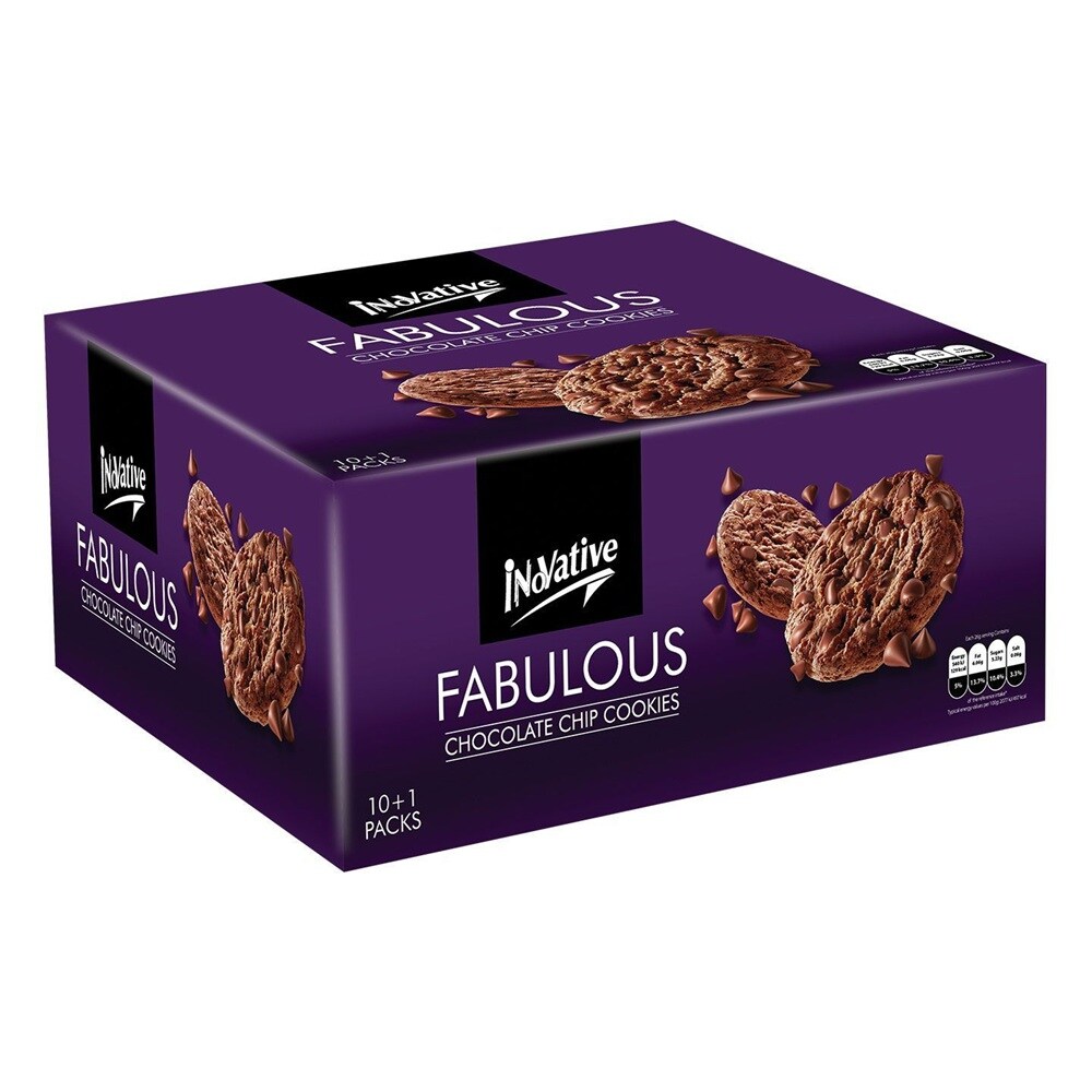 Invovative Cookies Buy Innovative Fabulous Chocolate Chip Cookies 30g (Pack Of 11) Online ...