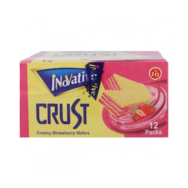 Innovative Wafer Strawberry 25 gr (Pack Of 12)