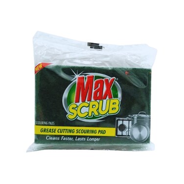Max Scrub Scouring Pad With Sponge Large