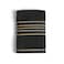 LC Bath Towel Golden Stripe Black