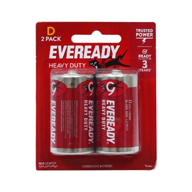 Eveready Cell 1050BP 2Pcs D Size