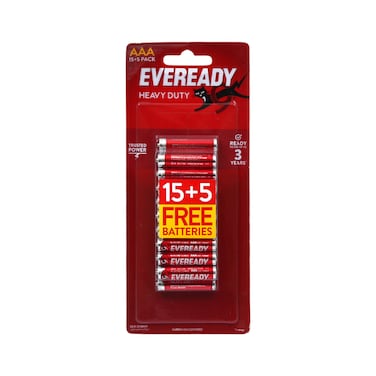 Eveready Cells 1012BP 15+5Pcs AAA