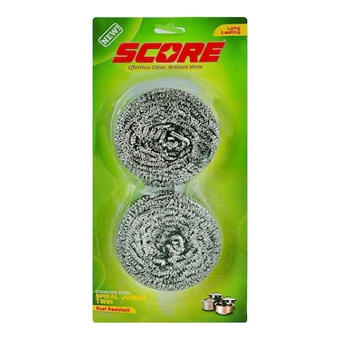 Score Stainless Steel Spiral Jumbo Twin Pack