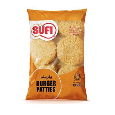 Sufi Burger Patties Poly Bag 1 kg