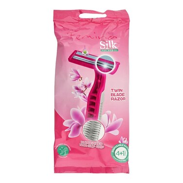 Treet Femina Silk Disposable Razor For Women (Pack Of 5)